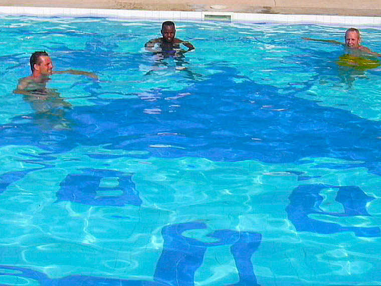 L'hôtel Awalé Plage (Grand Popo - Bénin) - Piscine