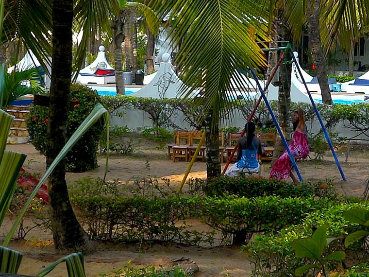 L'hôtel Awalé Plage (Grand Popo - Bénin) - Jeux et animations