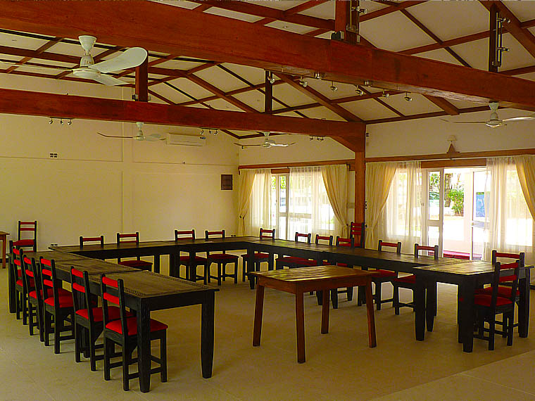 L'hôtel Awalé Plage (Grand Popo - Bénin) - Salle de Conférence