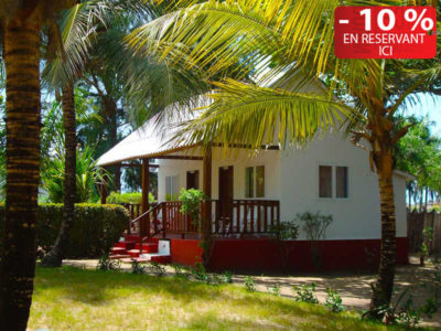 L'hôtel Awalé Plage (Grand Popo - Bénin) - Bungalow Plage et Jardin single ou double ou famille