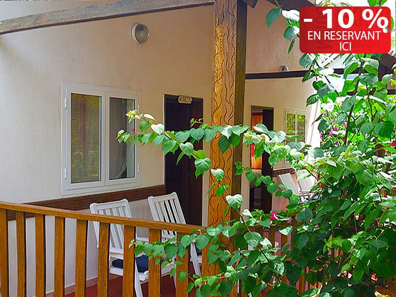 L'hôtel Awalé Plage (Grand Popo - Bénin) - Bungalow Plage et Jardin single ou double ou famille