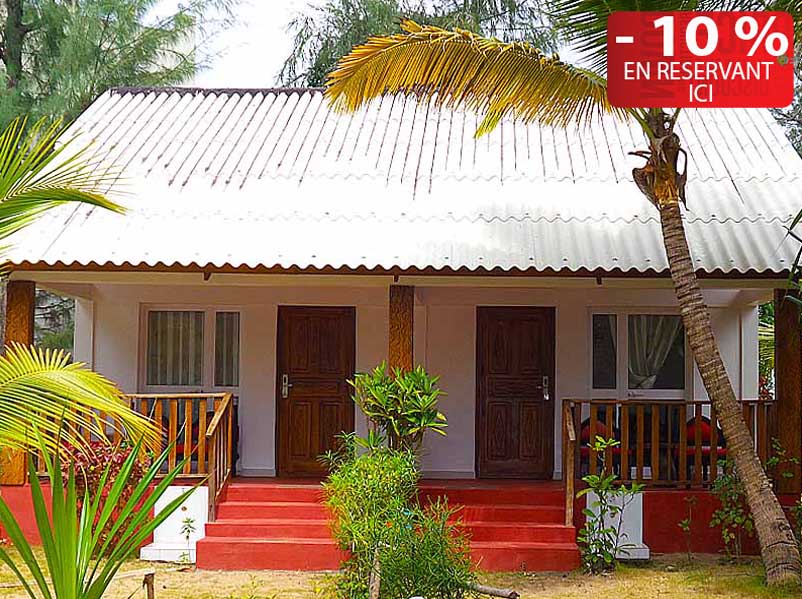 L'hôtel Awalé Plage (Grand Popo - Bénin) - Bungalow Plage et Jardin single ou double ou famille