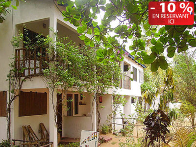 L'hôtel Awalé Plage (Grand Popo - Bénin) -Chambres Jardin single ou double ou famille