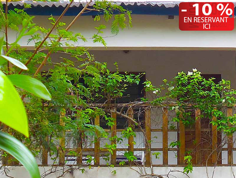 L'hôtel Awalé Plage (Grand Popo - Bénin) -Chambres Jardin single ou double ou famille